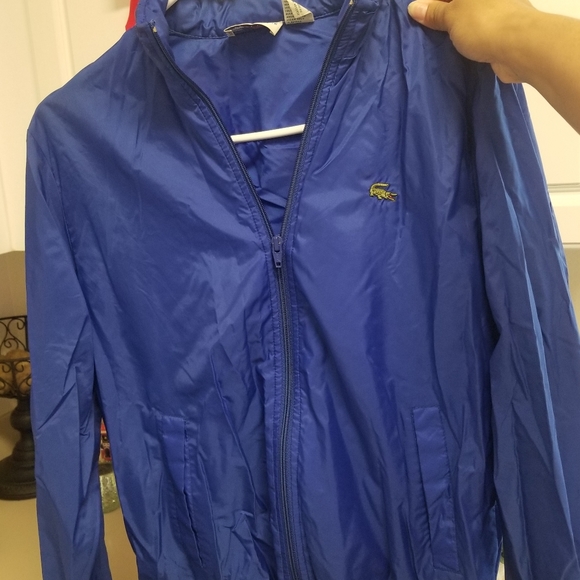 The Lacoste Blue Small WPL 1100 Jacket. - Picture 2 of 4